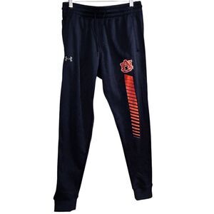 Under Armour Auburn Tigers Men's Joggers Blue Size L Activewear Pants